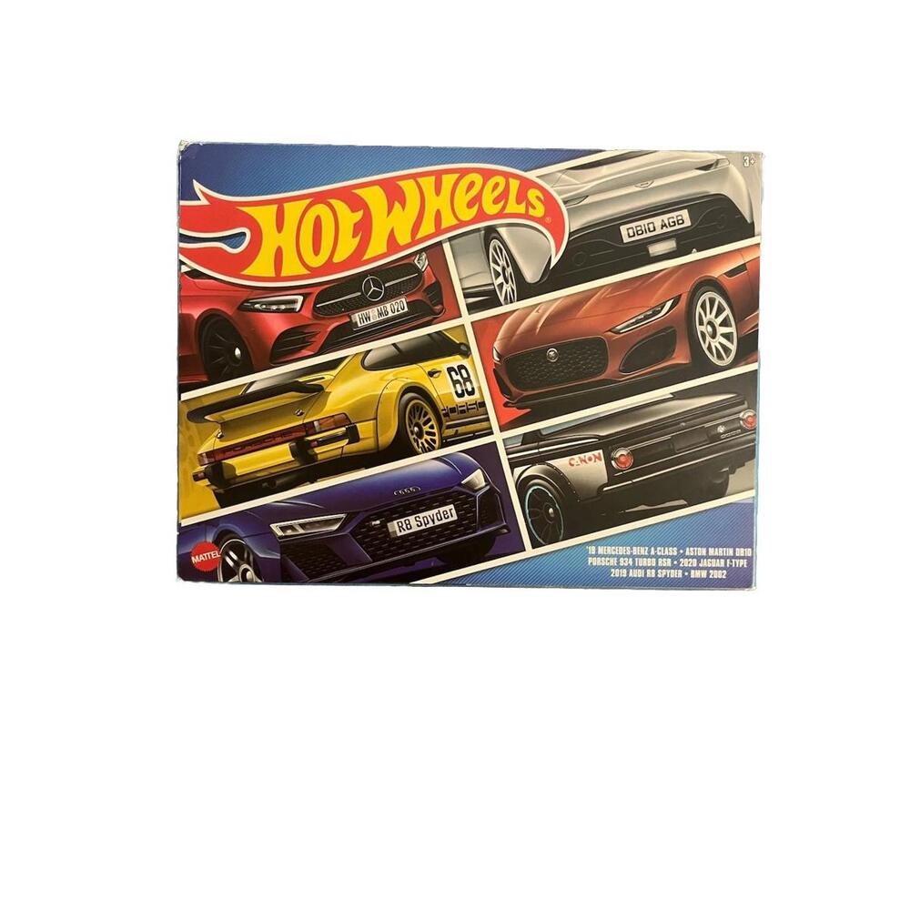 Mattel HLK51 Hot Wheels 1 64 Scale European Car Culture Themed 6-Pack
